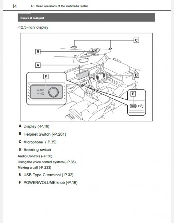 toyota land cruiser prado j250 2024-2025 navigation & multimedia system manual